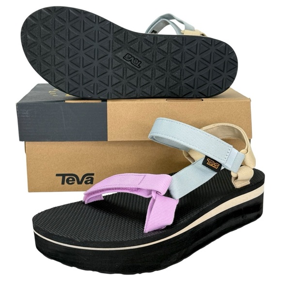 Teva Flatform Universal UNW Nylon Womens Sandals Size 11M - Picture 4 of 13
